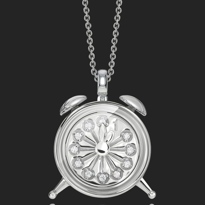 Alarm Oro bianco 9KT con Diamanti Bianchi Edizione limitata